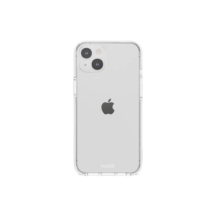 HOLDIT Backcover (iPhone 14 Plus, Transparent, Blanc)