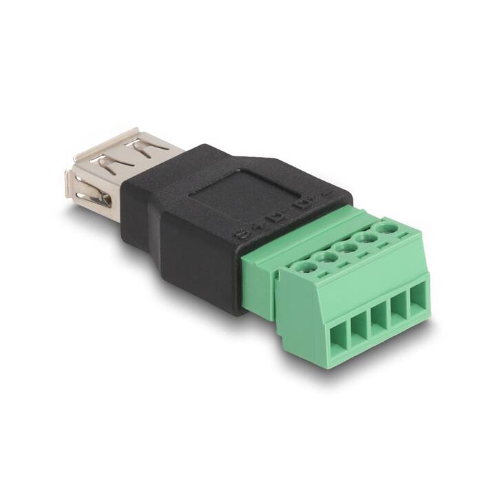 DELOCK Adapter (USB 2.0 Typ-A, Terminalblock)