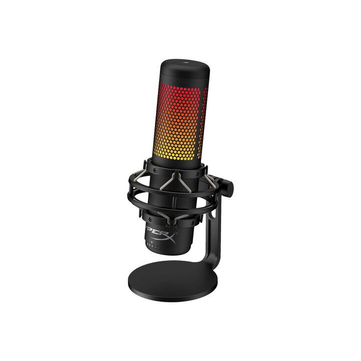 HYPERX QuadCast S Microphone de table (Gris, Noir)