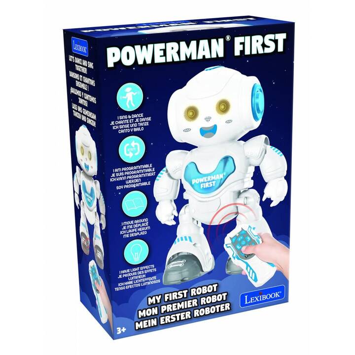 LEXIBOOK Robot Powerman First Mon premier robot intéractif intélligent