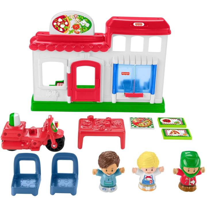FISHER-PRICE Alimentation des jouets Little People Pizza