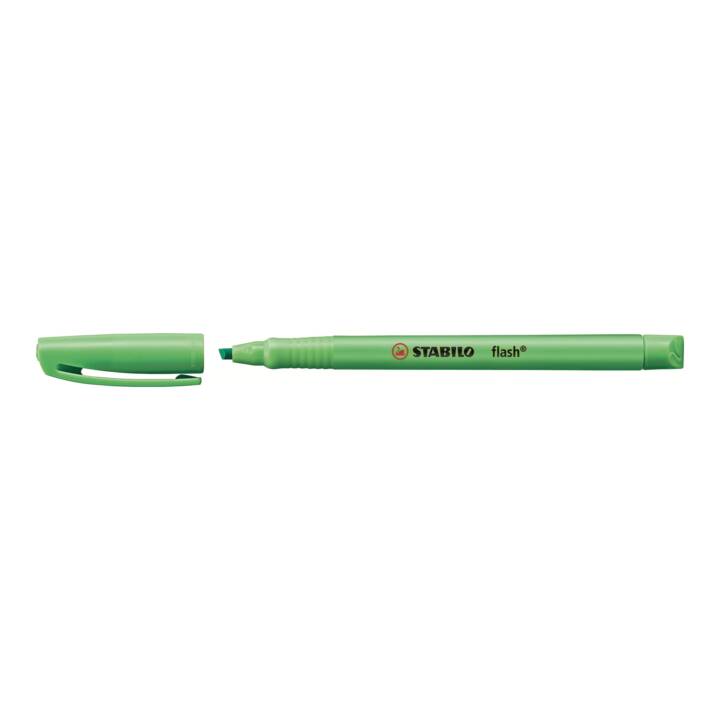 STABILO Evidenziatore Flash (Verde, 1 pezzo)