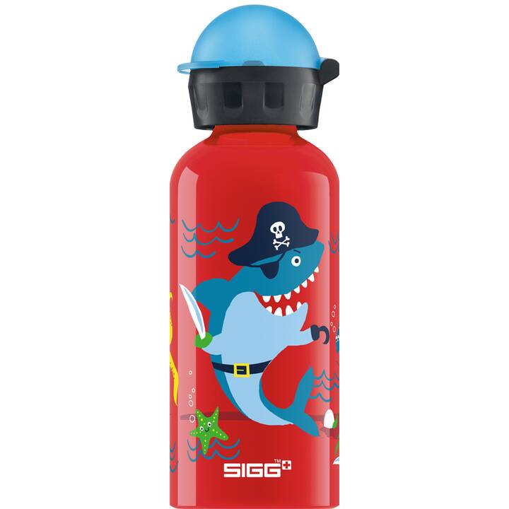 SIGG Kindertrinkflasche KBT Underwater Pirates (0.4 l, Rot)