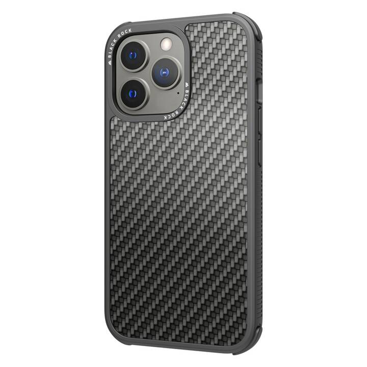 HAMA Backcover Robust Real Carbon (iPhone 13 Pro, Noir)