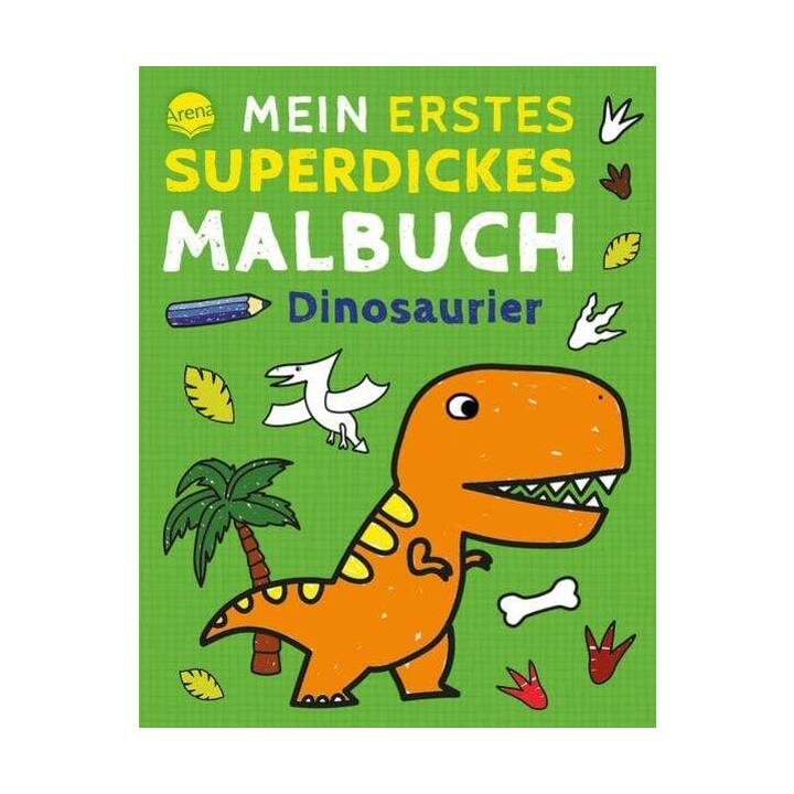 Mein erstes superdickes Malbuch - Dinosaurier