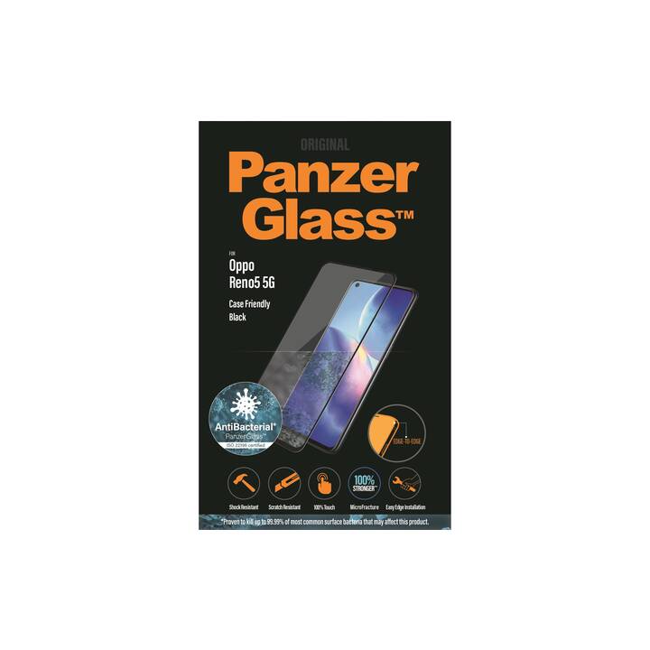 PANZERGLASS Displayschutzglas Case Friendly (Klar, Find X3 Lite, Reno 5 Pro 5G)