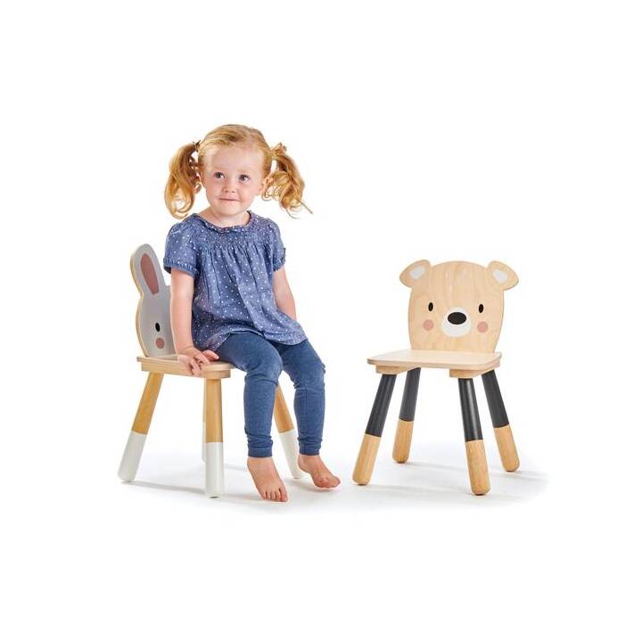 TENDER LEAF TOYS Kindertisch- & Stuhlset (Hase & Bär)