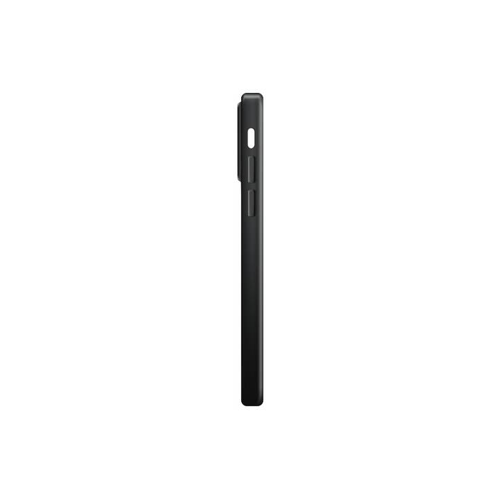 XQISIT Backcover MagSafe (iPhone 14, Einfarbig, Schwarz)
