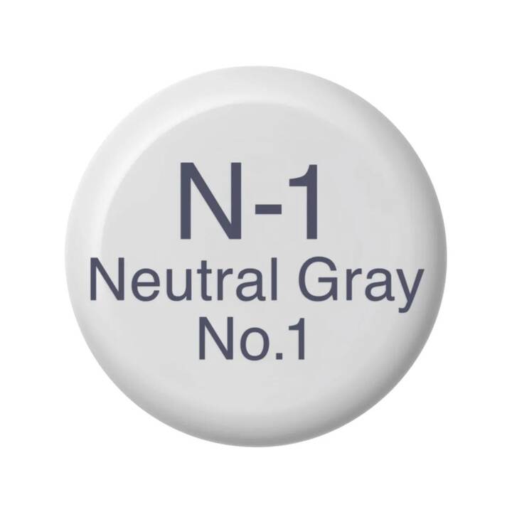 COPIC Encre N-1 Neutral Gray No.1 (Gris, 12 ml)
