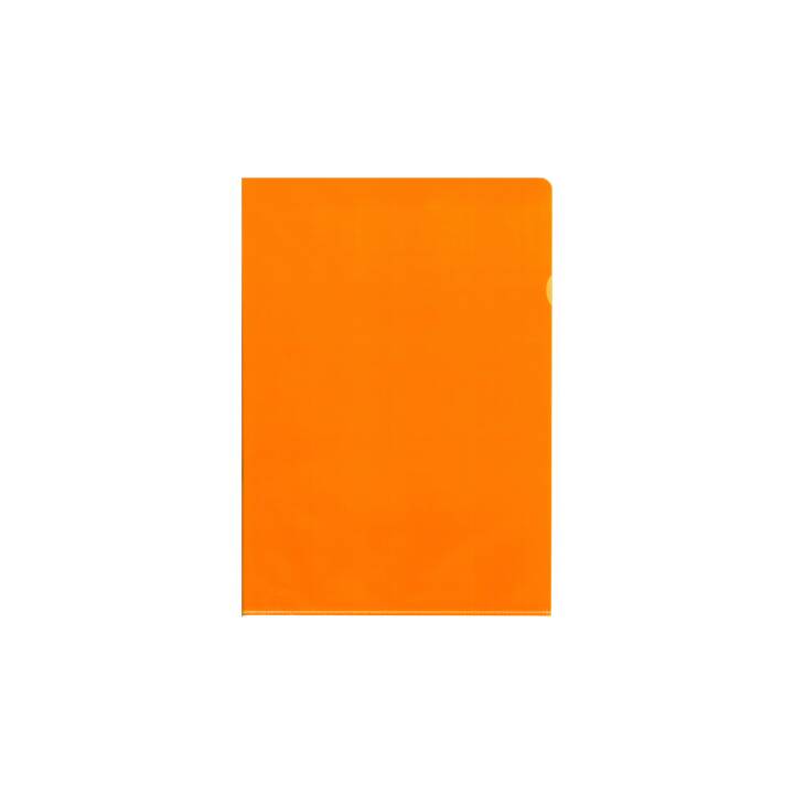 BÜROLINE Cartellina trasparente (Arancione, A4, 100 pezzo)