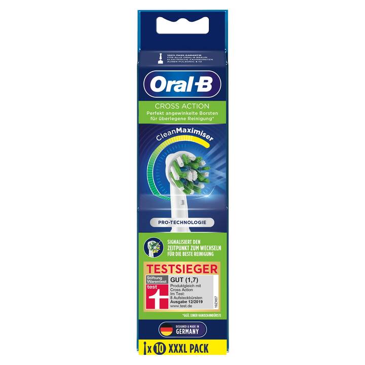 ORAL-B Testa di spazzolino CrossAction (10 pezzo)