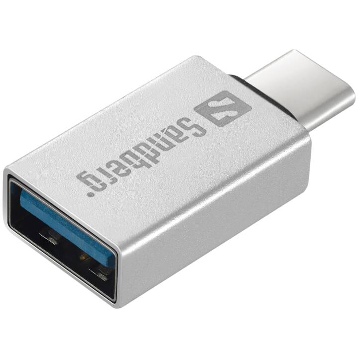 SANDBERG Adaptateur (USB C, USB de type A)