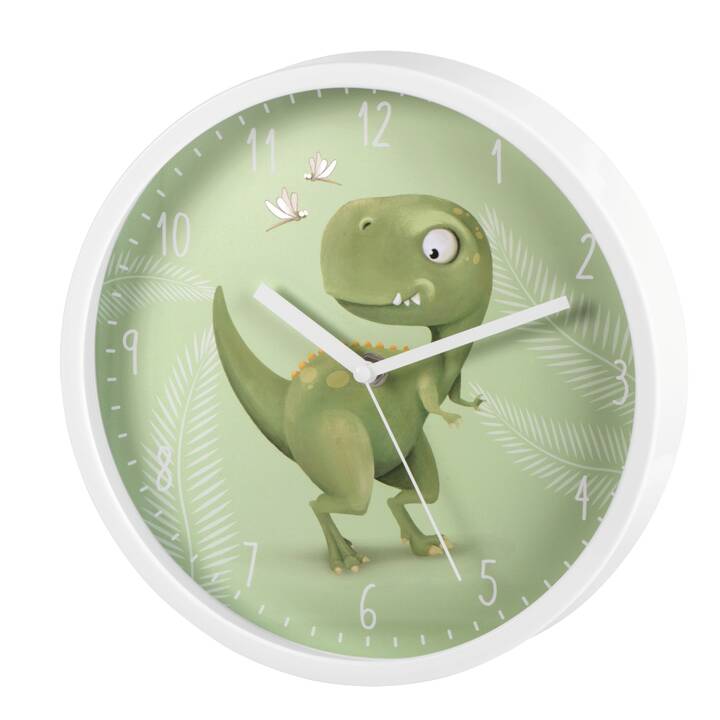 HAMA Happy Dino Horloge murale pour enfants (Analogique)