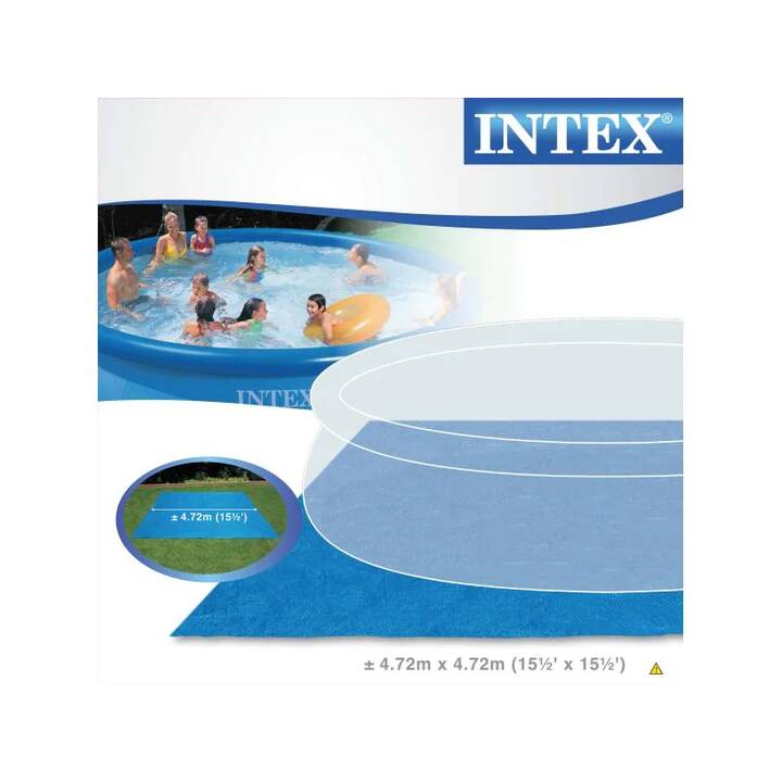 INTEX Poolunterlage (452 cm x 452 cm)