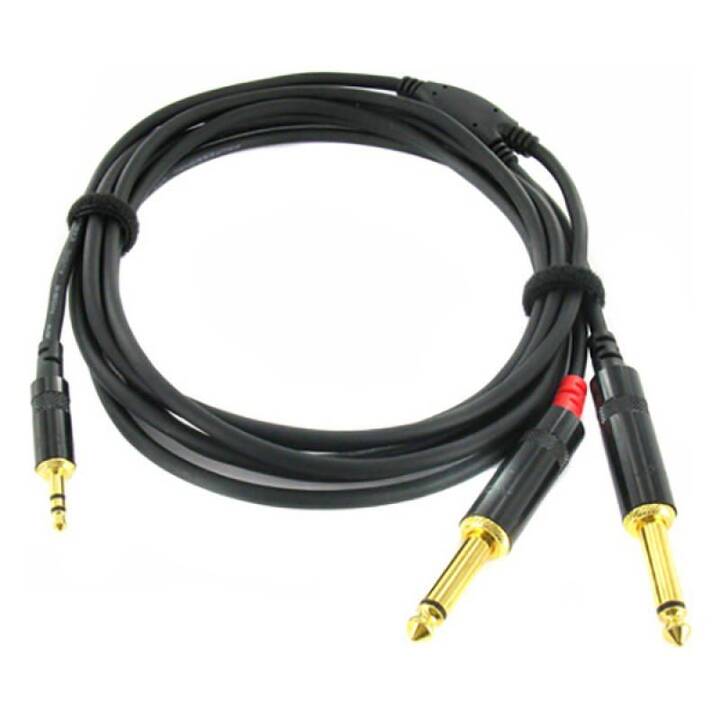 CORDIAL GMBH CFY Câble de raccordement (Jack 3.5 mm, Jack 6.3 mm, 90 cm)
