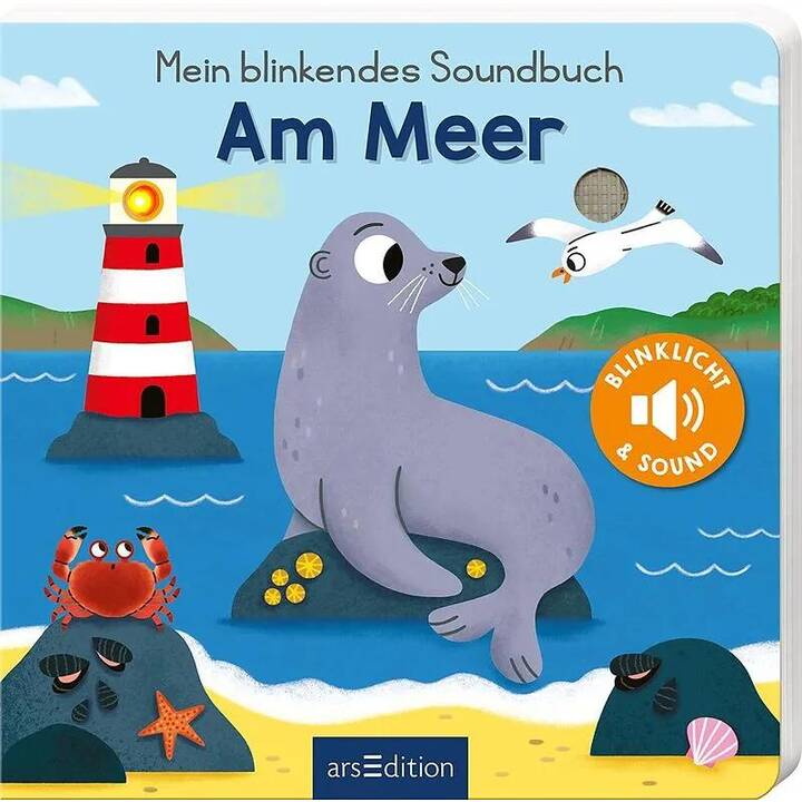 Mein blinkendes Soundbuch - Am Meer. Sound mit 1 LED