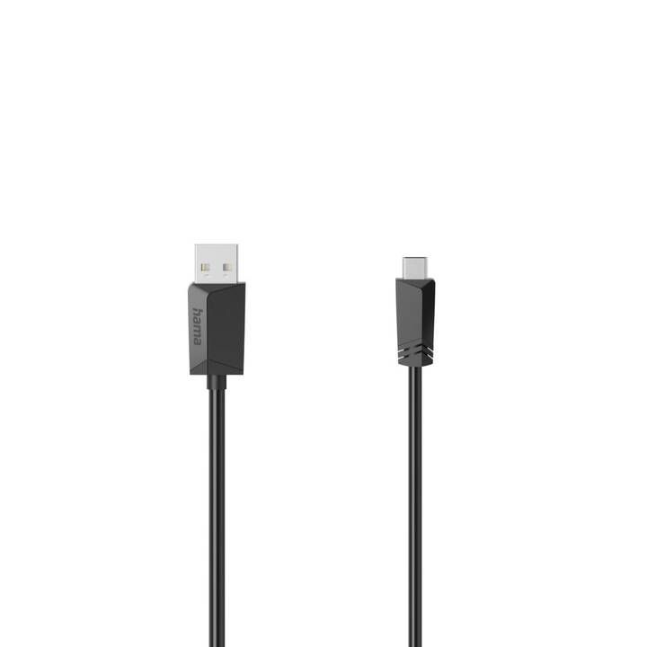 HAMA Câble USB (USB 2.0 Mini Type-B, USB de type A, 1.5 m)