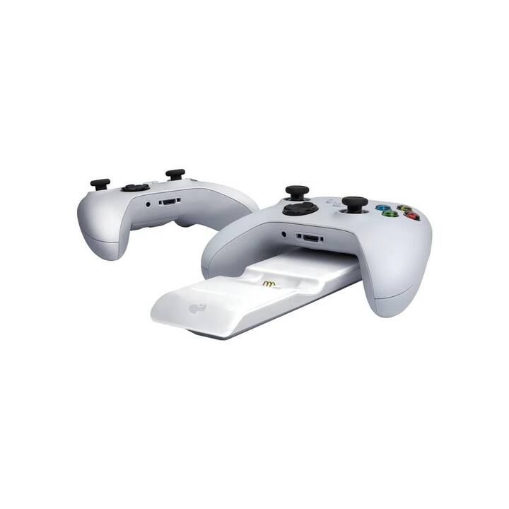 PDP Metavolt Dual Charger Stazione di carico (Microsoft Xbox Series S, Microsoft Xbox Series X, Microsoft Xbox One, Bianco)