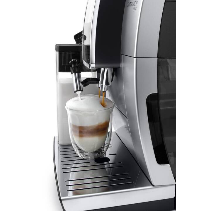 DELONGHI Dinamica Plus ECAM380.85 (Silber, 1.8 l, Kaffeevollautomat)