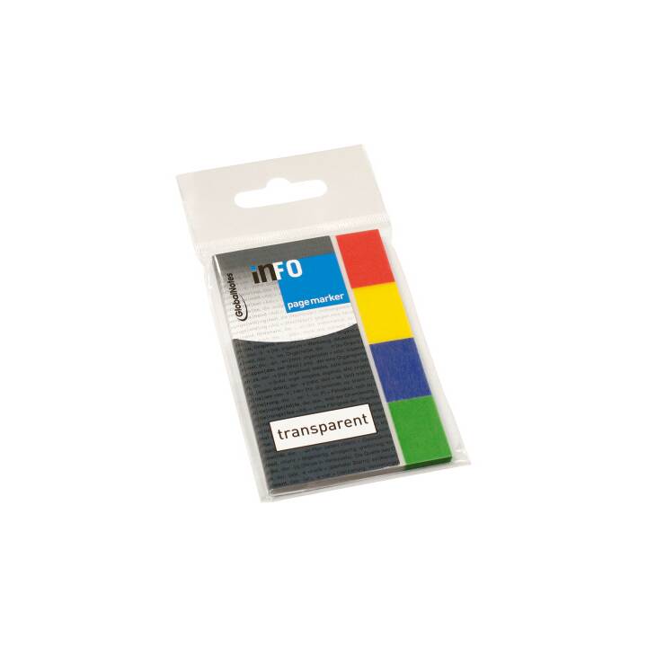 INFO NOTES Notes autocollantes Page Marker (4 x 40 feuille, Multicolore)