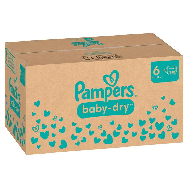 PAMPERS Baby-Dry Extra Large 6 (148 pezzo)