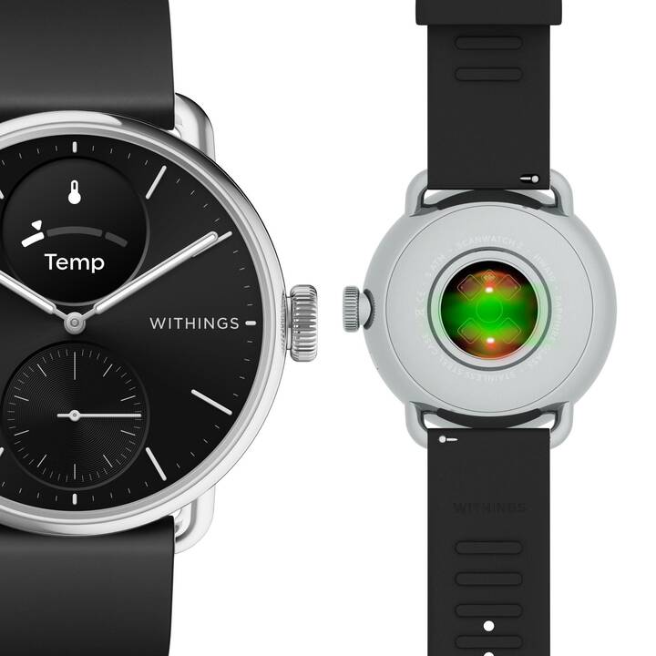 WITHINGS Scanwatch 2 (38mm, Schwarz)