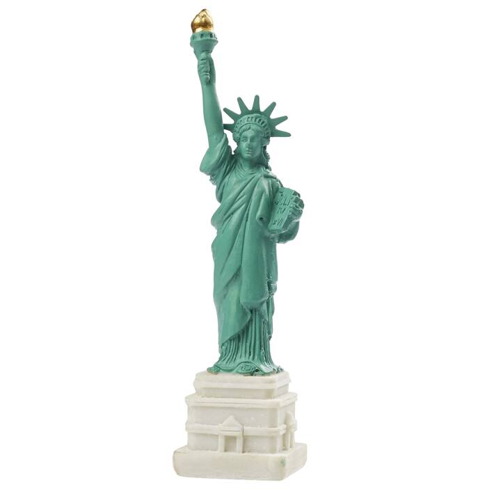 HOBBYFUN New York Figure miniature déco (Turquoise, Blanc)