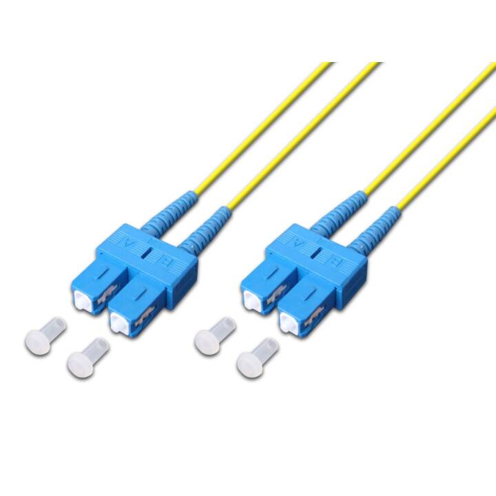 LIGHTWIN LDP-09 SC-SC 5.0 SC SC 5.0 5m SC SC Câble à fibre optique jaune
