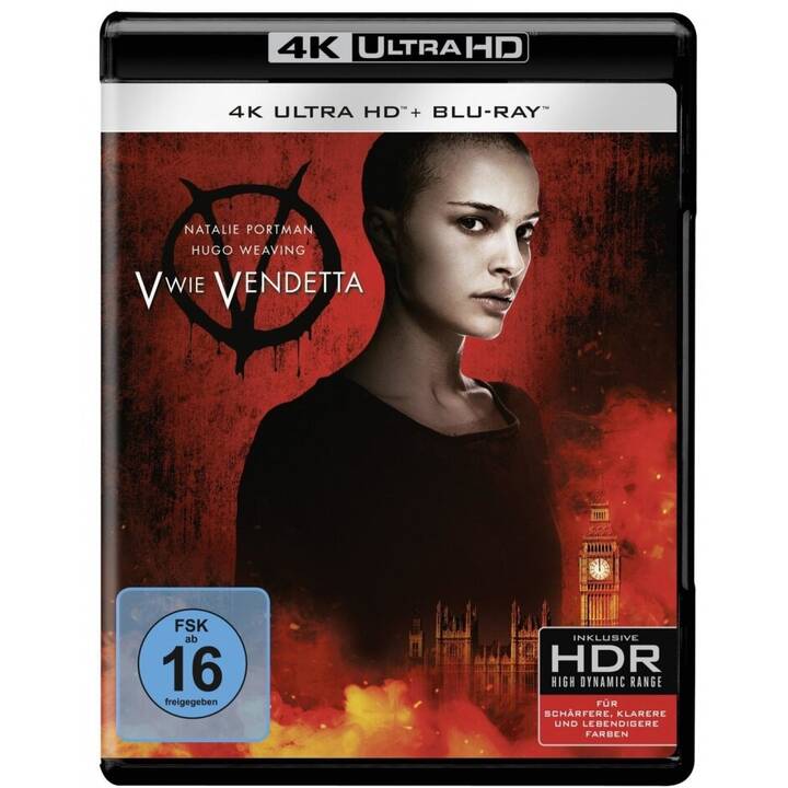 V wie Vendetta (4K Ultra HD, DE, EN)