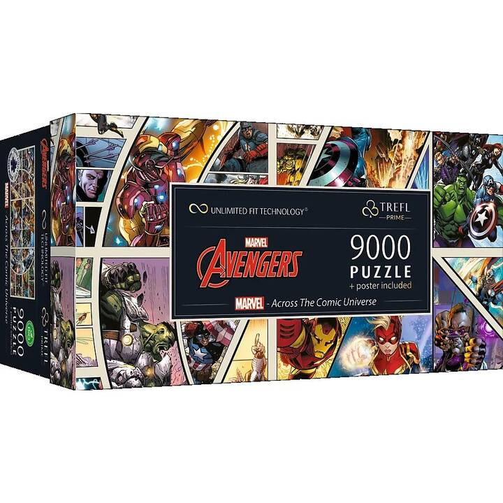 TREFL Marvel Across the Comic Universe  Puzzle (9000 Parts)