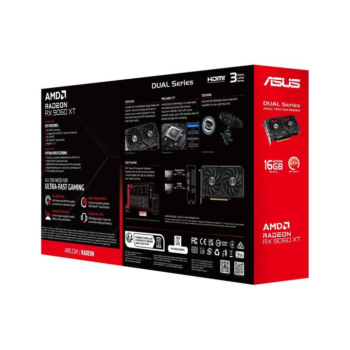 ASUS AMD Radeon RX 9060 XT FH Dual (16 GB) - Interdiscount