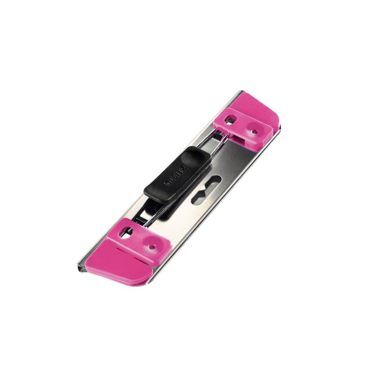 LEITZ Perforatore per alti spessori WOW (Pink, Metallico, 2 foglio)