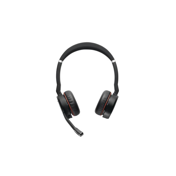 JABRA Office Headset Evolve 75SE (On-Ear, Kabel und Kabellos, Schwarz)