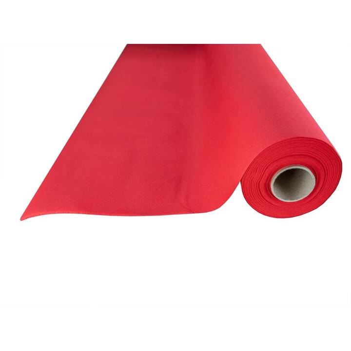 EJS Nappe en rouleaux (2400 cm x 120 cm, Rectangulaire, Rouge)