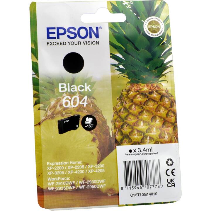 EPSON 604 (Nero, 1 pezzo)