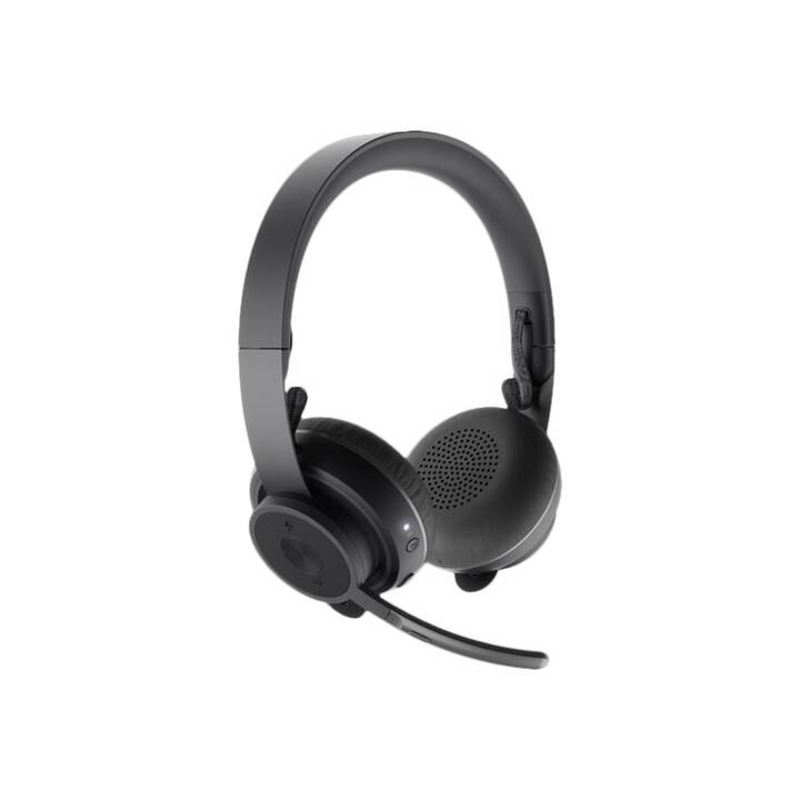 LOGITECH Office Headset Zone Wireless Plus (OnEar, Kabellos, Schwarz) Interdiscount