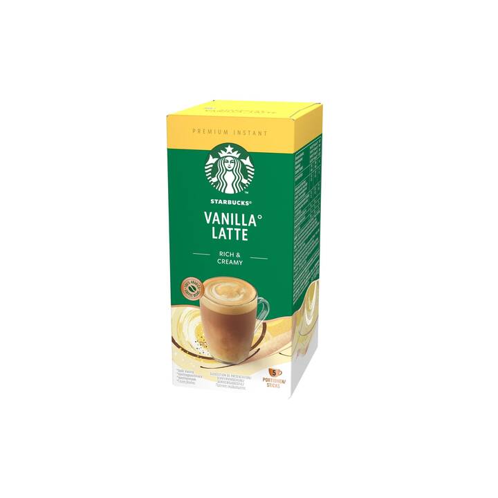 STARBUCKS Instantkaffee Vanilla Latte (5 Stück) - Interdiscount