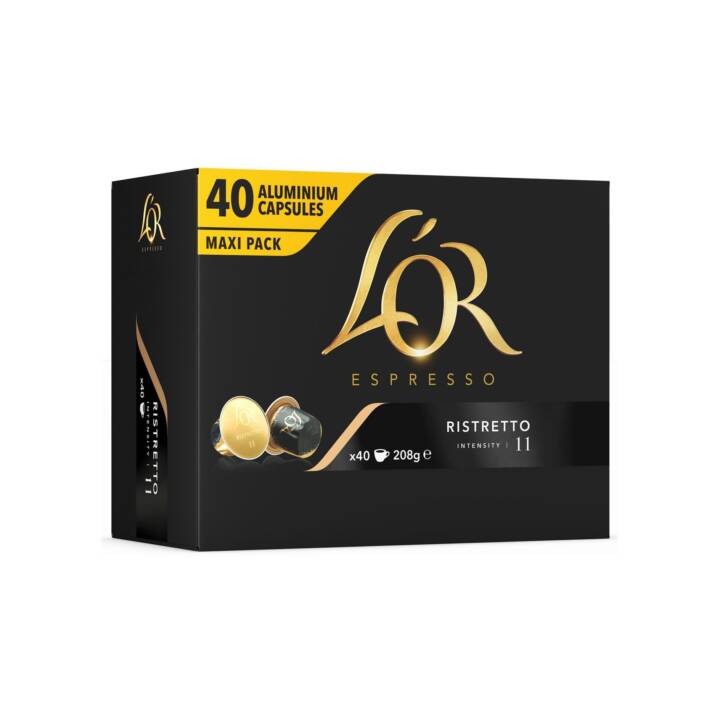 L'OR Capsules de Café Ristretto (40 pièce)