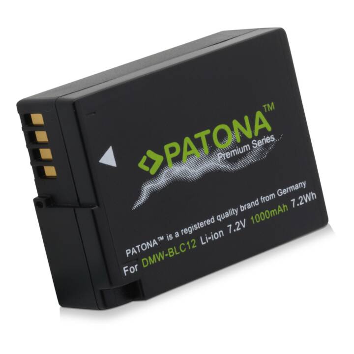 PATONA Panasonic Kamera-Akku (Lithium-Ionen, 1000 mAh)