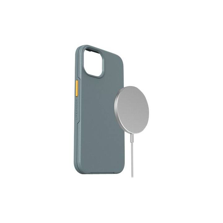 OTTERBOX Backcover MagSafe (iPhone 13, Grau, Orange)