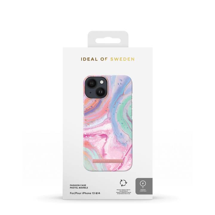 IDEAL OF SWEDEN Backcover (iPhone 13, iPhone 14, Gemustert, Rosa, Mehrfarbig)