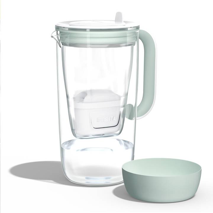 BRITA Glas Wasserfilter hellgrün Limited Edition 2,5l inkl. 1 Maxtra Pro Pure Performance Kartusche