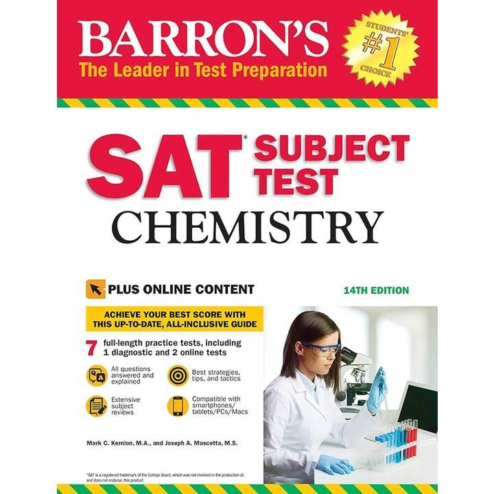SAT Subject Test: Chemistry with Online Tests