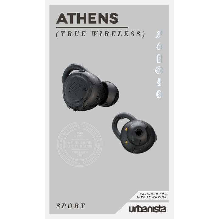 URBANISTA Athens (Earbud, Bluetooth 5.0, Schwarz)