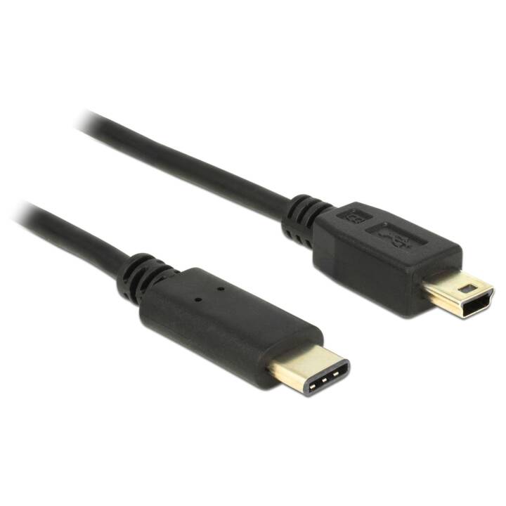 DELOCK Câble USB (USB 2.0 Mini Type-B, USB-C fiche, 2 m)