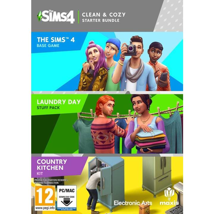 Die Sims 4 - Clean & Cozy Starter Pack (FR, IT, DE)