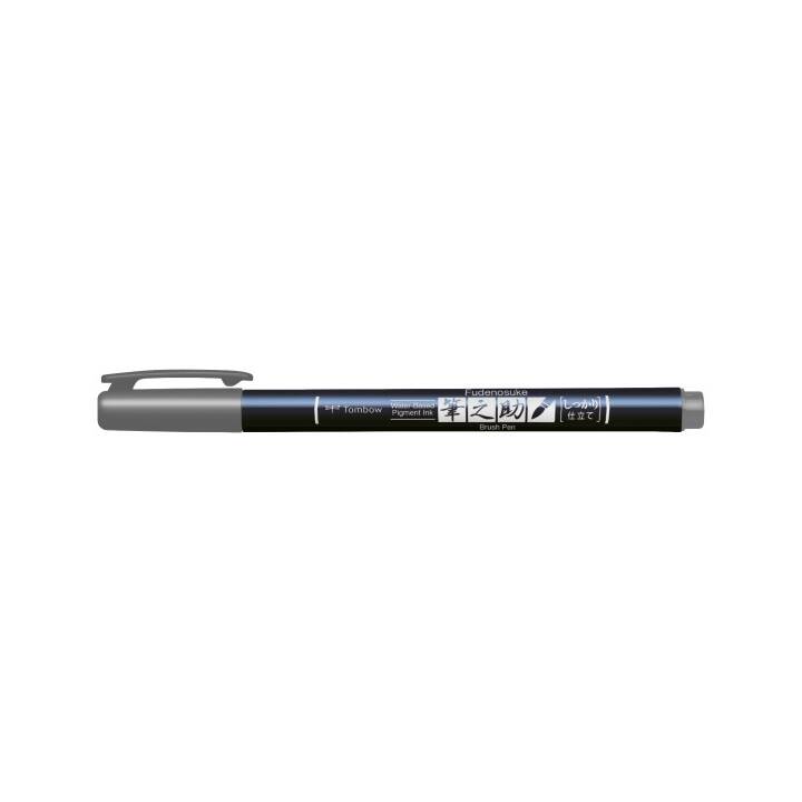 TOMBOW Hard Penna a fibra (Grigio, 1 pezzo)