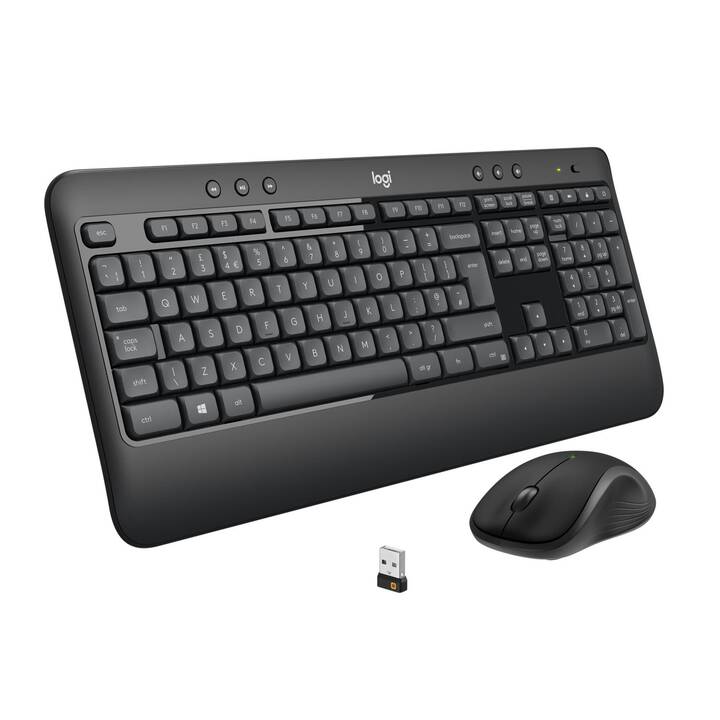 LOGITECH MK540 (USB, Svizzera, Senza fili)