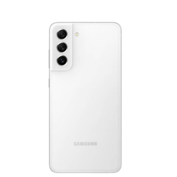 SAMSUNG Galaxy S21 FE (5G, 128 GB, 6.4", 12 MP, Weiss)