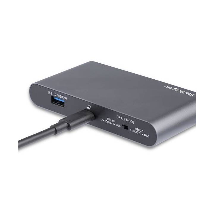 STARTECH.COM Stations d'accueil (2 x Port écran, USB 2.0, USB 3.0 de type A, RJ-45 (LAN))